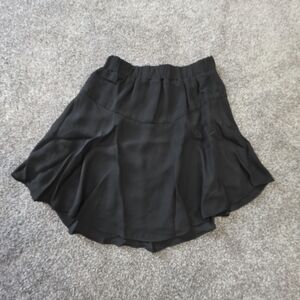 Three Eighty Two Black Skirt with Flared Silhouette